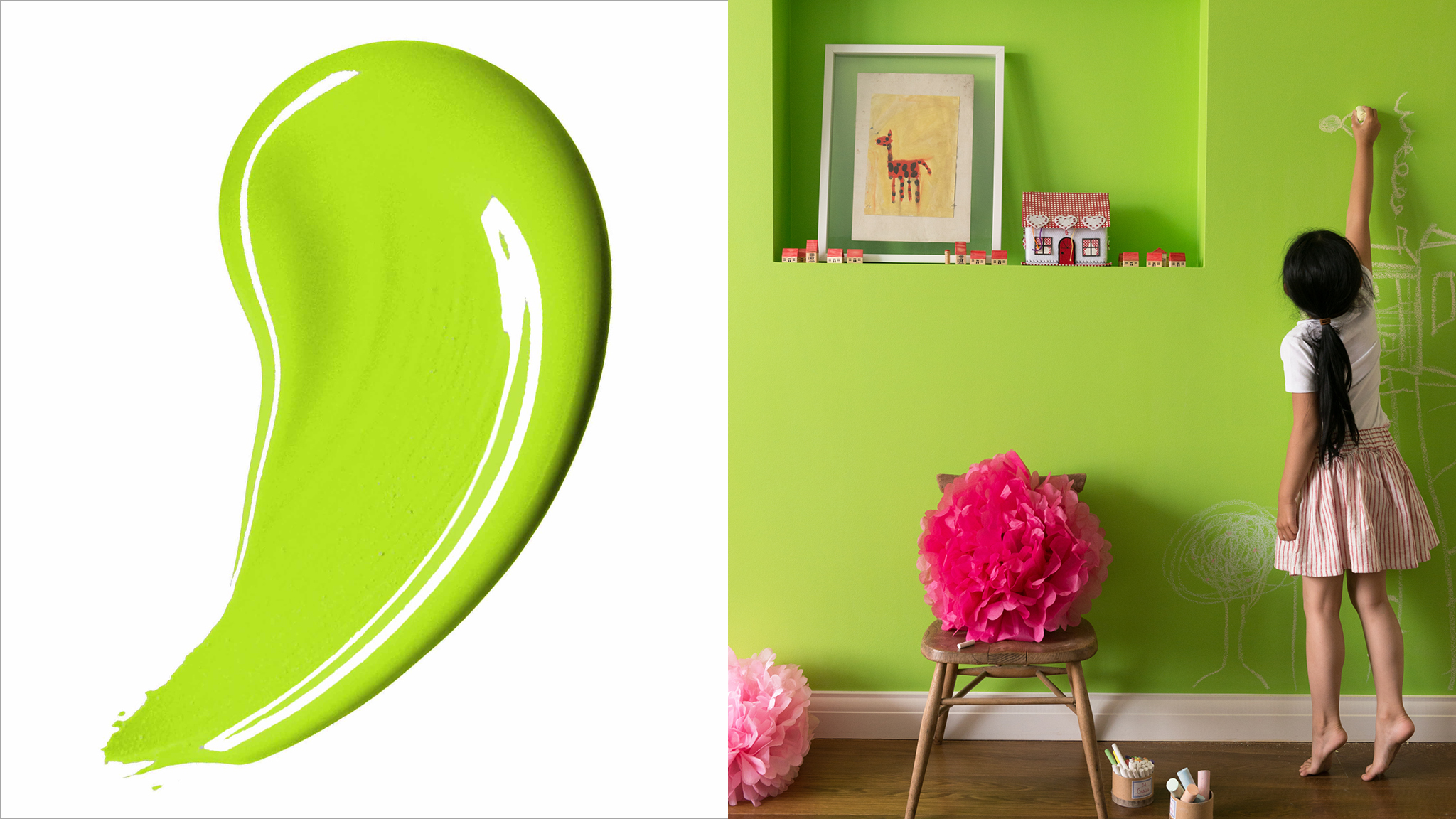 Decora con verdes estimulantes El verde es una opción que levanta el ánimo y también funciona igual de bien para niños y niñas.