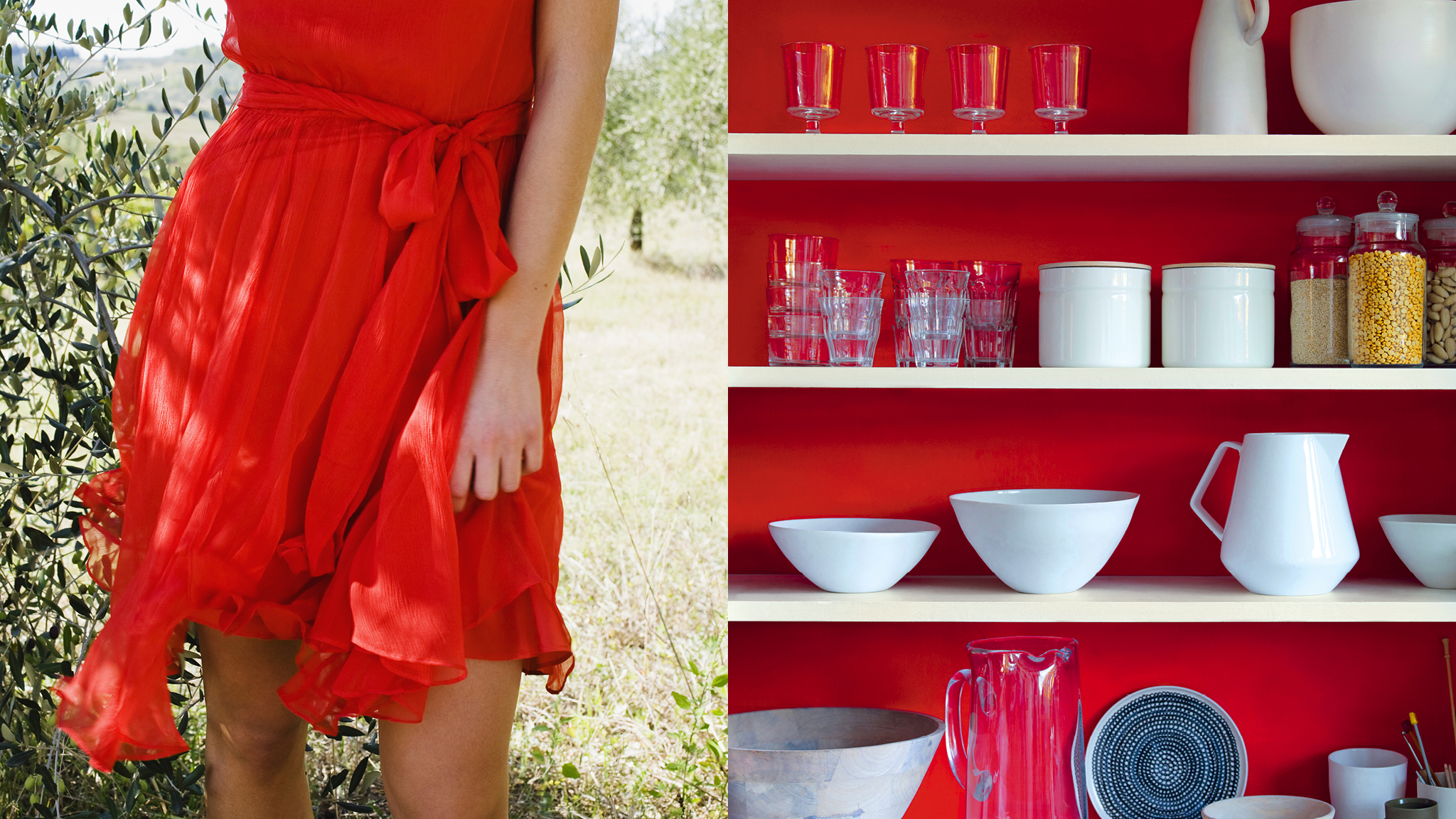 Inspirate en tu armario Tu vestido rojo o tu blusa azul favorita pueden ser la clave para tu diseño decorativo así como para el conjunto que te pongas.