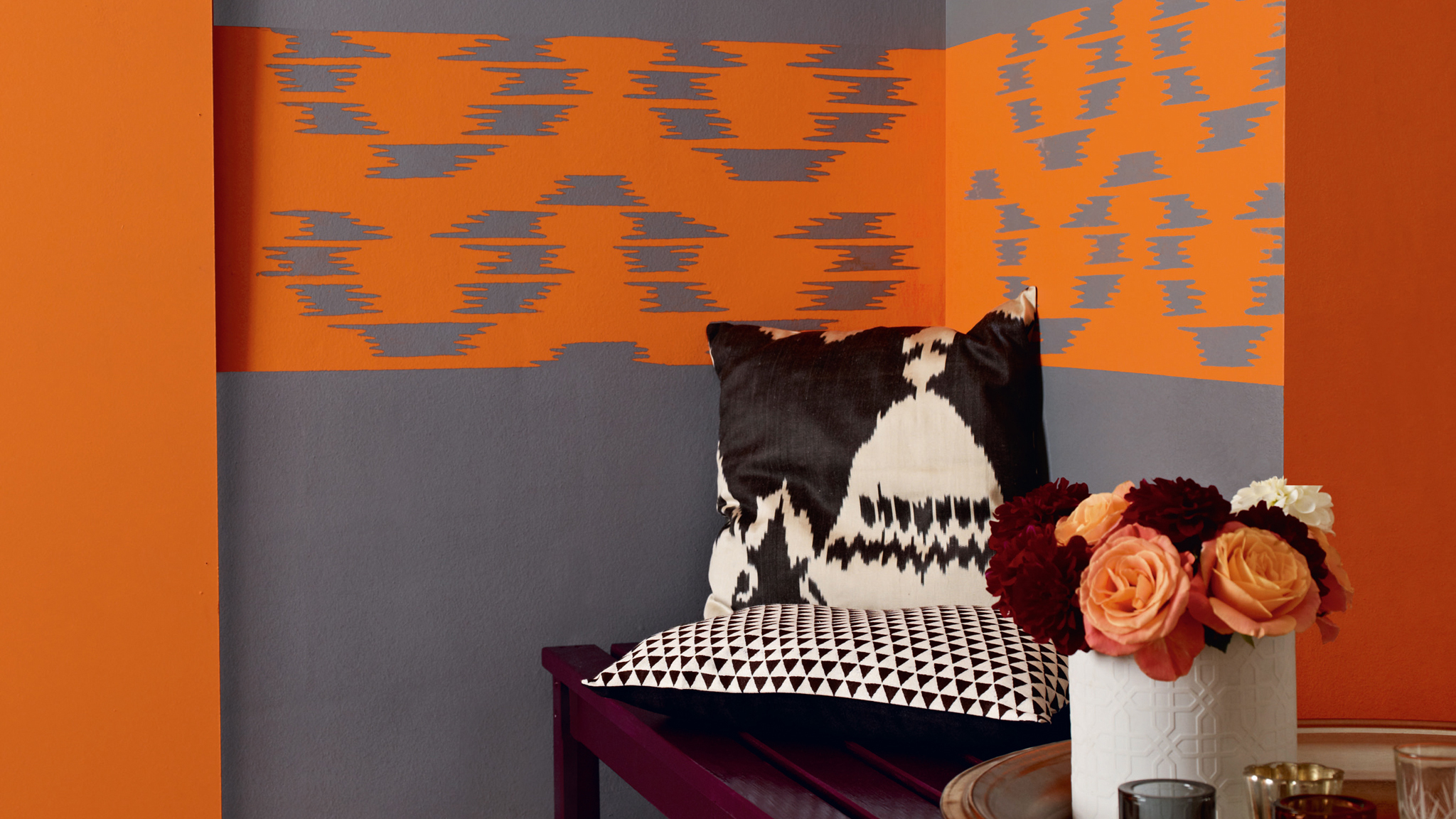 Inspirate con el naranja impresionista-2 Alegrá una habitación con un naranja llamativo, inspirado en las hermosas pinturas de Claude Monet.