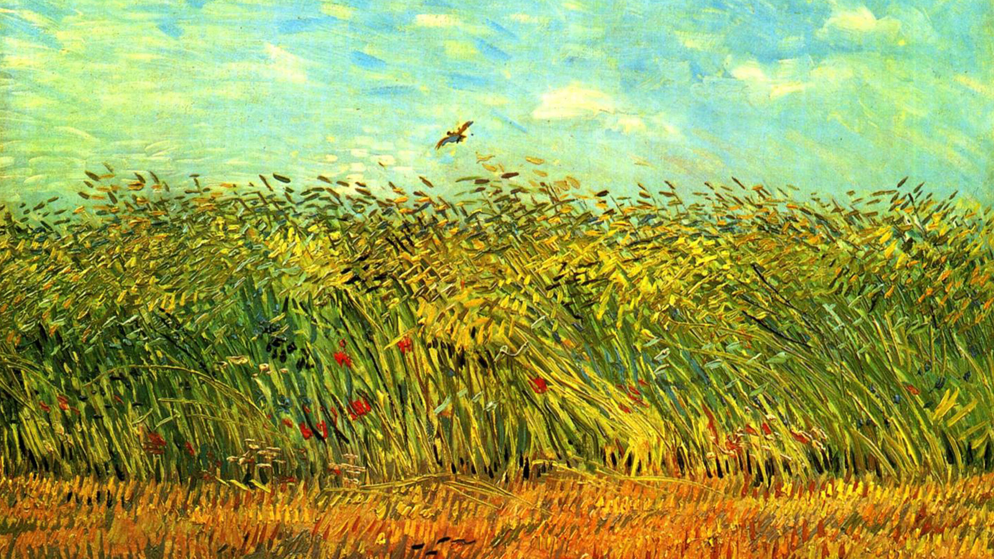 Inspirate en Van Gogh Inspirate en Van Gogh con un esquema de color amarillo soleado que evoca calidez.